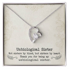 Unbiological Sister - Forever Love Necklace - BlessedBiz