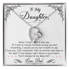 My Baby Girl - Forever Love Necklace - BlessedBiz