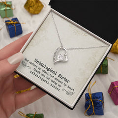 Unbiological Sister - Forever Love Necklace - BlessedBiz