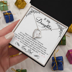 My Baby Girl - Forever Love Necklace - BlessedBiz