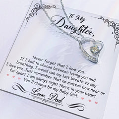My Baby Girl - Forever Love Necklace - BlessedBiz