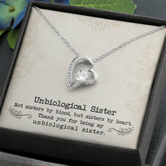 Unbiological Sister - Forever Love Necklace - BlessedBiz