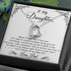 My Baby Girl - Forever Love Necklace - BlessedBiz