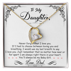 My Baby Girl - Forever Love Necklace - BlessedBiz