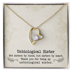 Unbiological Sister - Forever Love Necklace - BlessedBiz