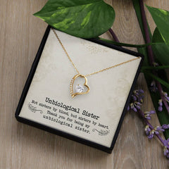 Unbiological Sister - Forever Love Necklace - BlessedBiz