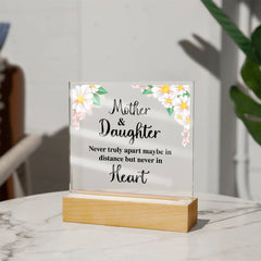 To My Daughter Distance – Acrylic Square - BlessedBiz