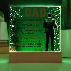 Thank You Dad - Acrylic Square - BlessedBiz