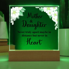 To My Daughter Distance – Acrylic Square - BlessedBiz