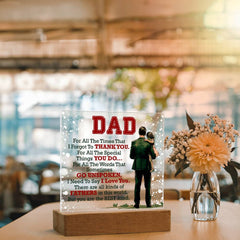 Thank You Dad - Acrylic Square - BlessedBiz