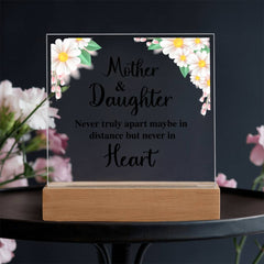 To My Daughter Distance – Acrylic Square - BlessedBiz