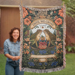 Til We Croak - Heirloom Blanket - BlessedBiz