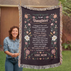 To My Daughter - Heirloom Blanket - BlessedBiz