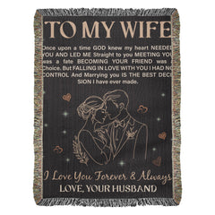 To My Wife - Heirloom Blanket - BlessedBiz