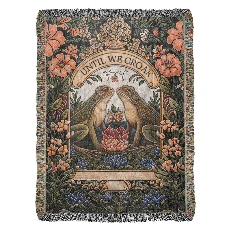 Til We Croak - Heirloom Blanket - BlessedBiz