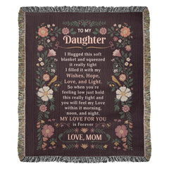 To My Daughter - Heirloom Blanket - BlessedBiz