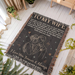 To My Wife - Heirloom Blanket - BlessedBiz