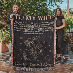 To My Wife - Heirloom Blanket - BlessedBiz