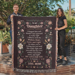 To My Daughter - Heirloom Blanket - BlessedBiz