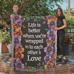 Life is Better With You - Heirloom Blanket - BlessedBiz