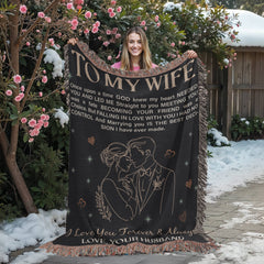 To My Wife - Heirloom Blanket - BlessedBiz