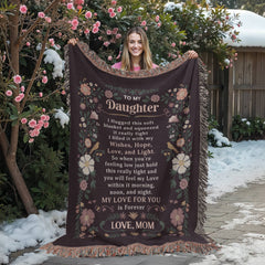 To My Daughter - Heirloom Blanket - BlessedBiz