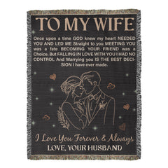 To My Wife - Heirloom Blanket - BlessedBiz